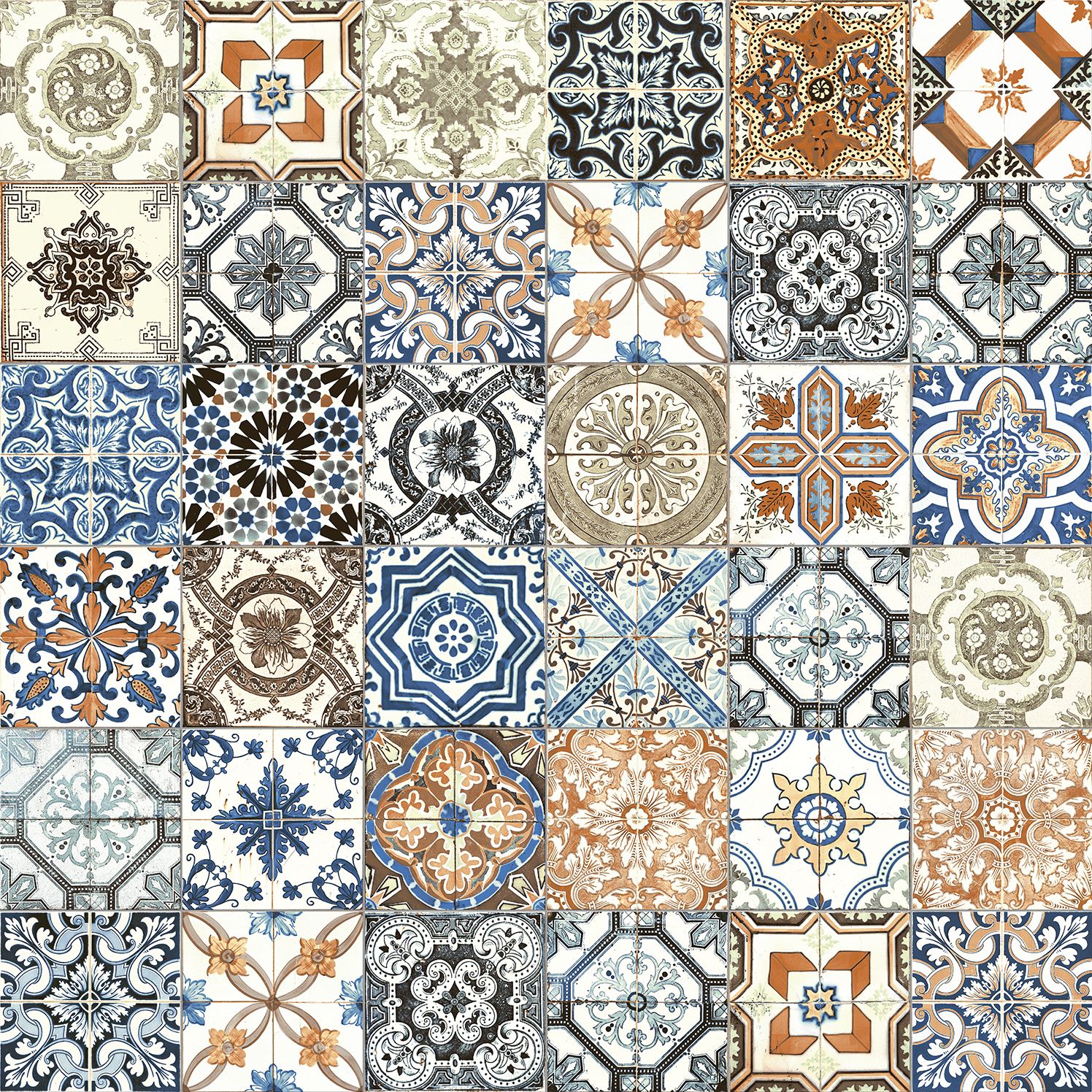 Marrakesh Color Matte Mix 8x8 4 | Ren-Tile (Reinassance)
