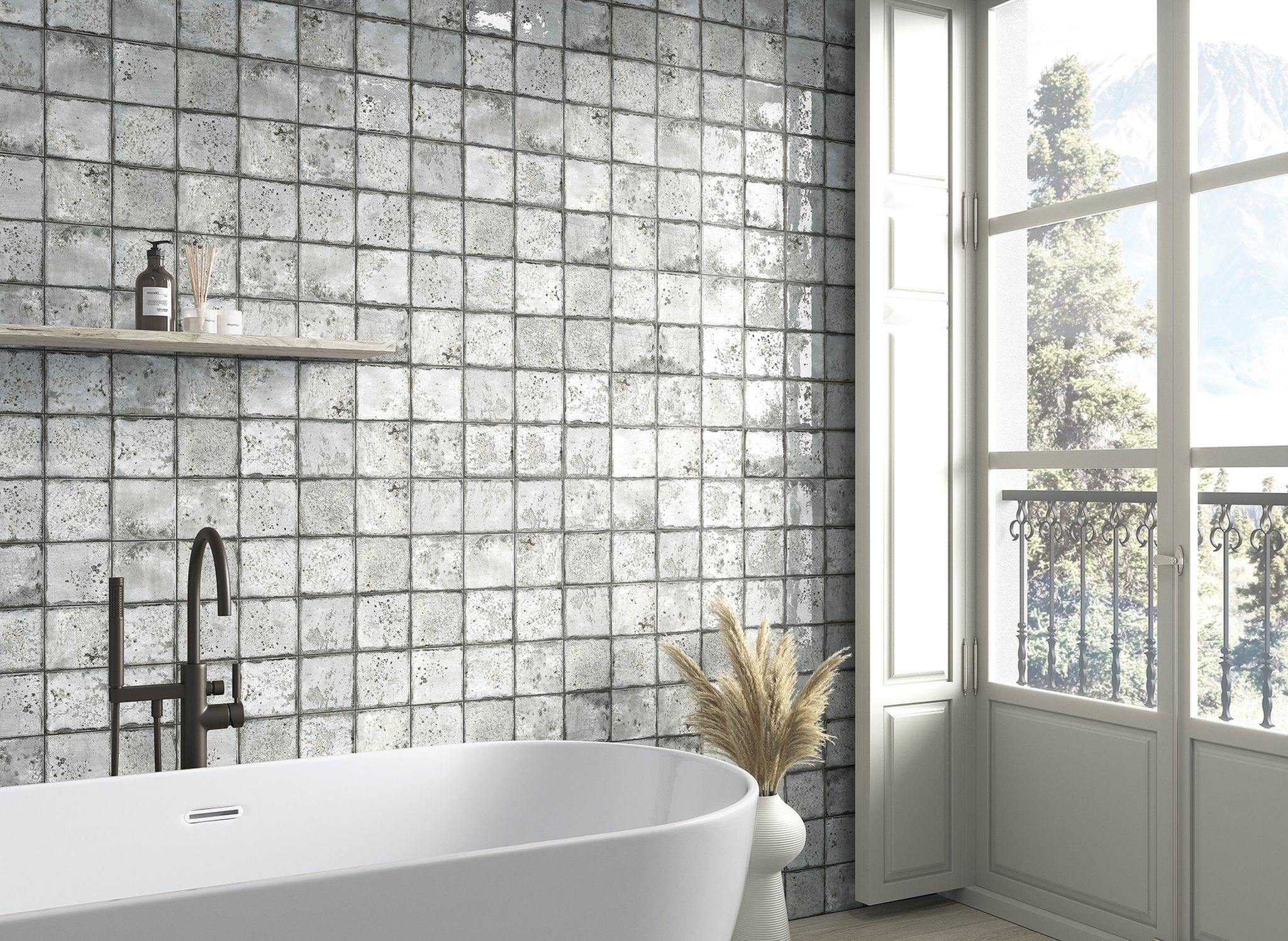 Jamaica Grey 5x5 | Ren-Tile (Reinassance)