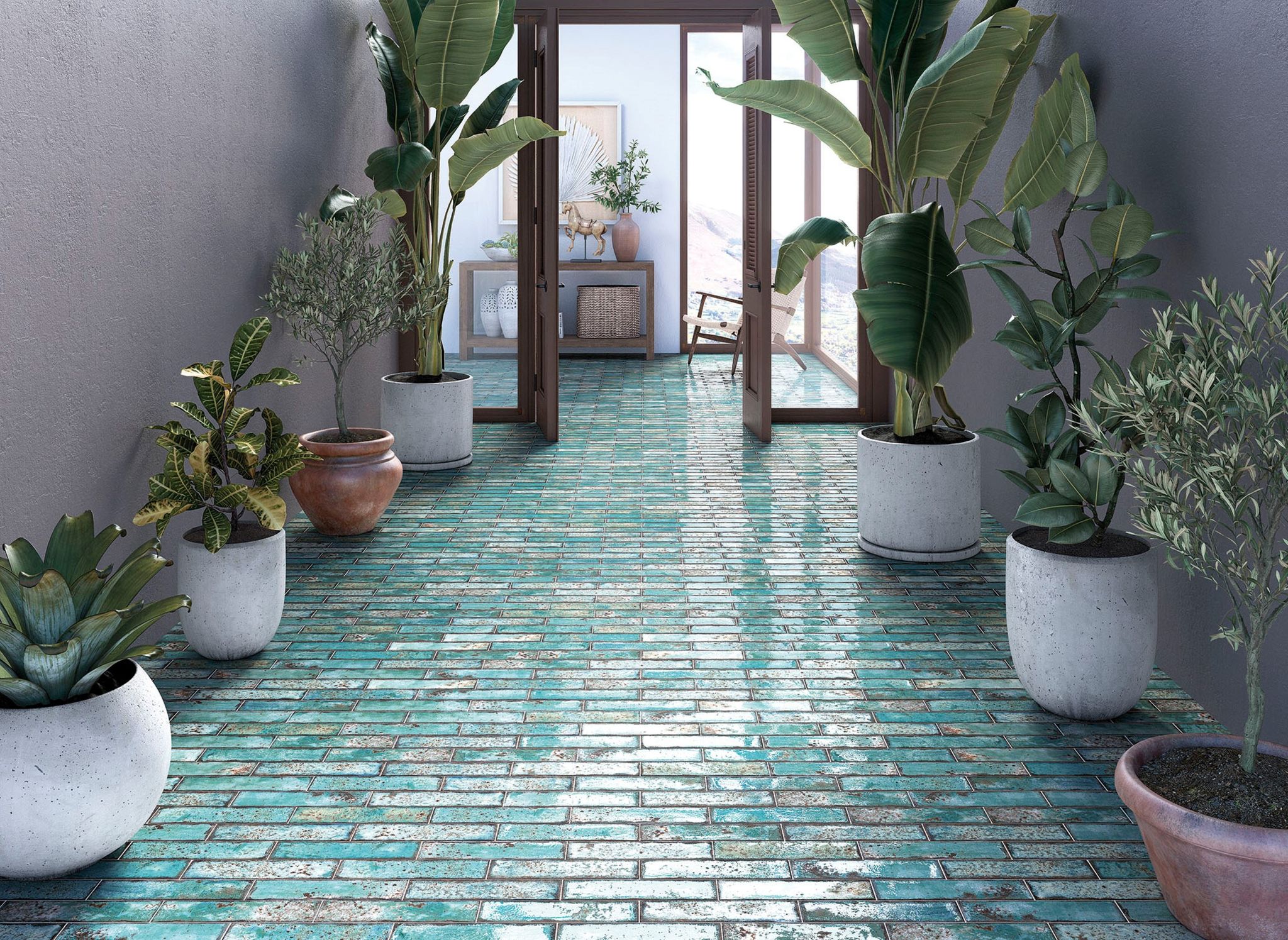 Jamaica Teal 3x11 | Ren-Tile (Reinassance)