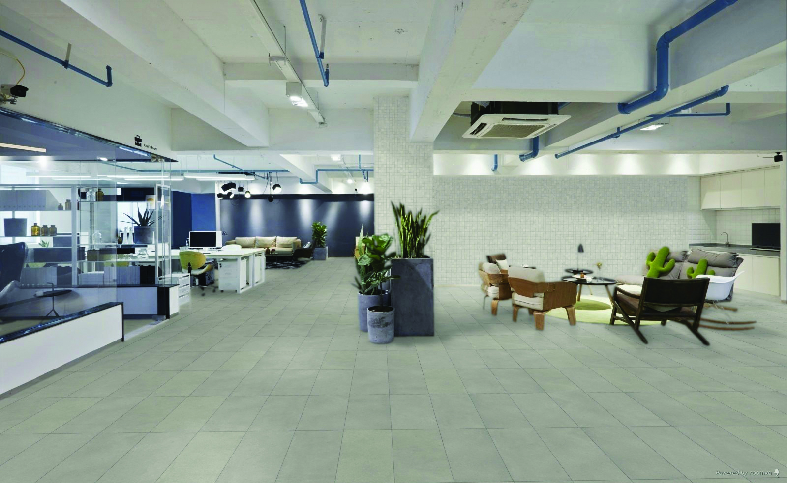 Madison 12x24 & 2x2 Stone Matte | Ren-Tile (Reinassance)