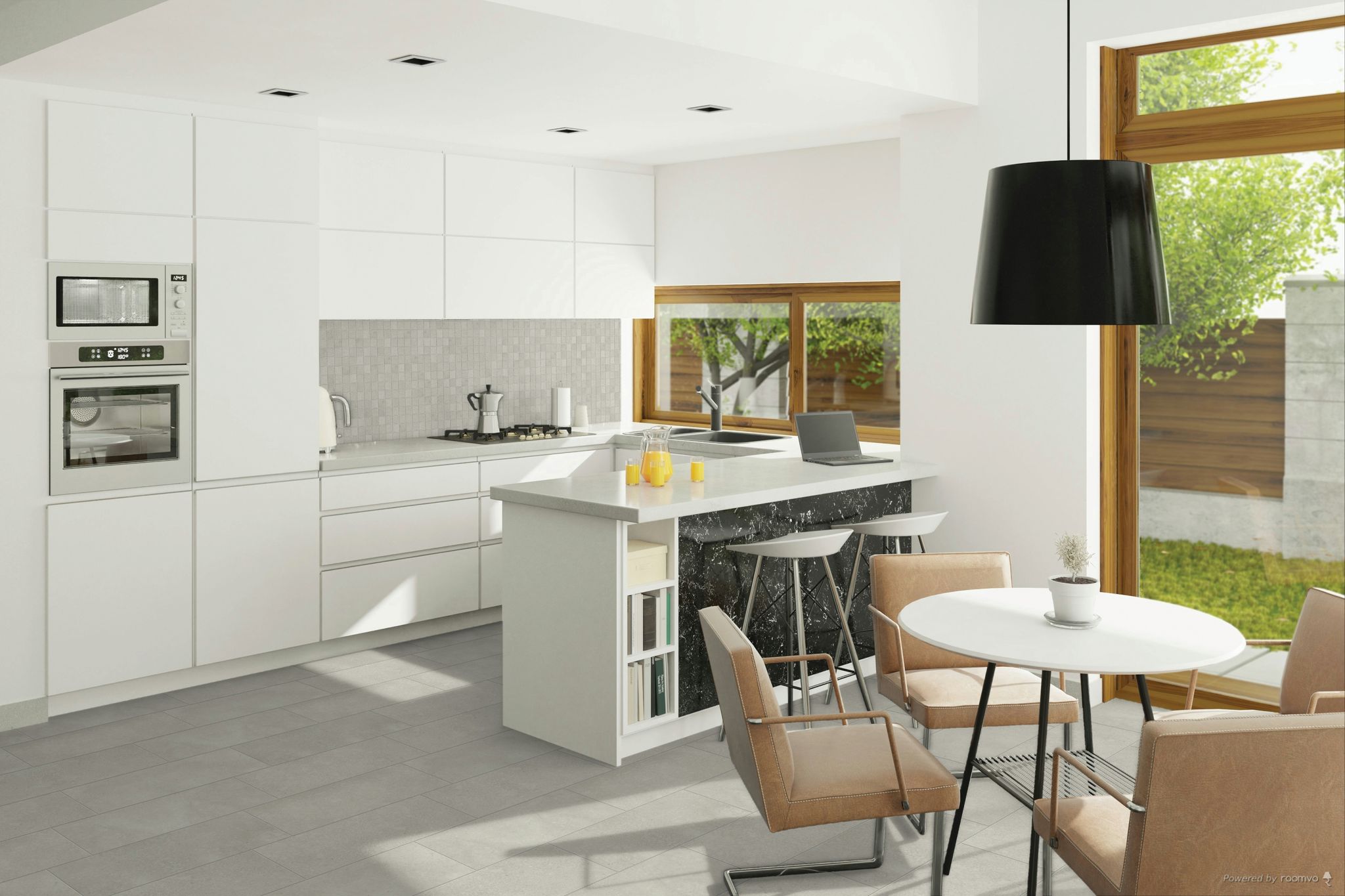 Madison 12x24 and 2x2 Glacier Matte 2 | Ren-Tile (Reinassance)