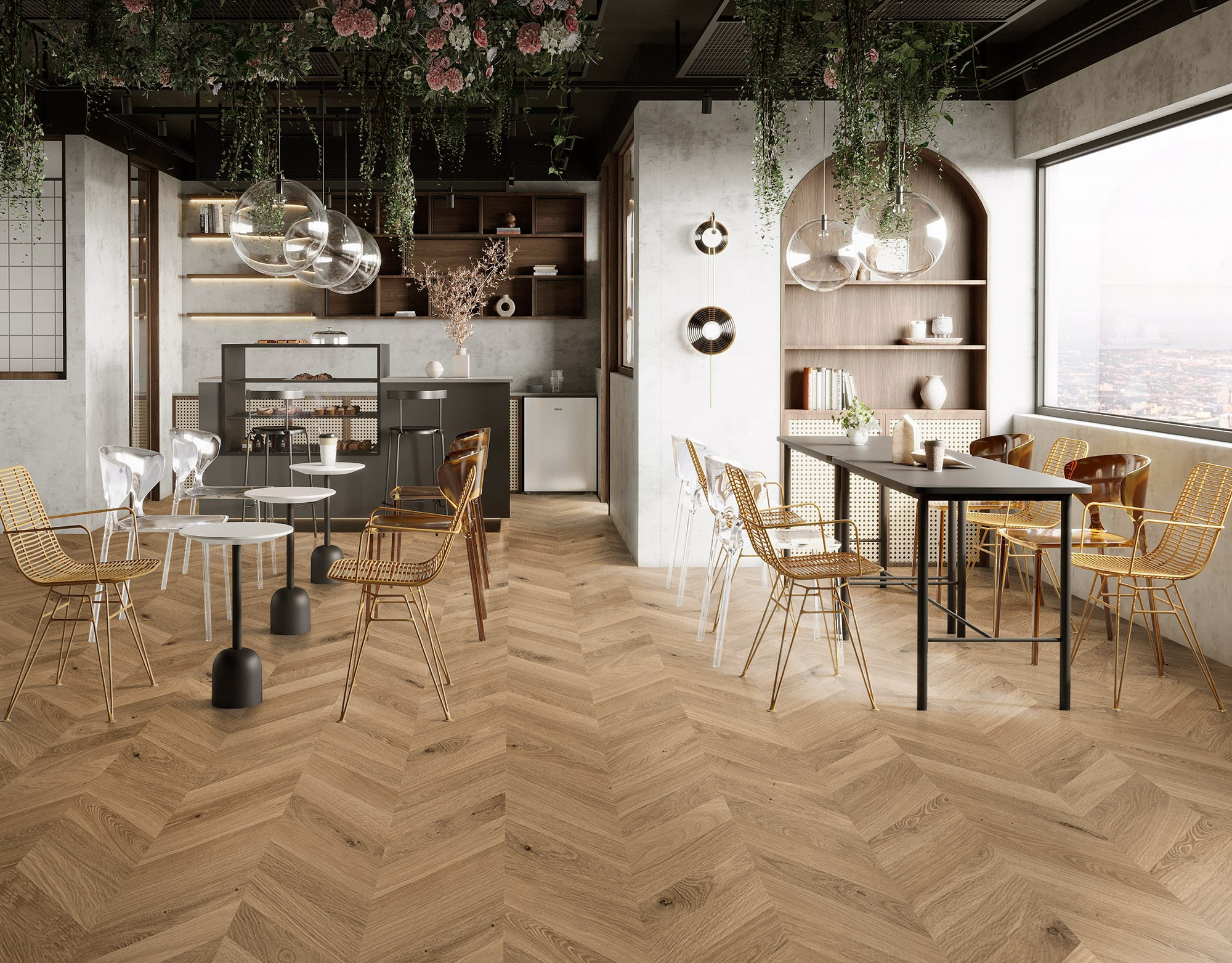 Chevron Kaya Oak Wellington | Ren-Tile (Reinassance)