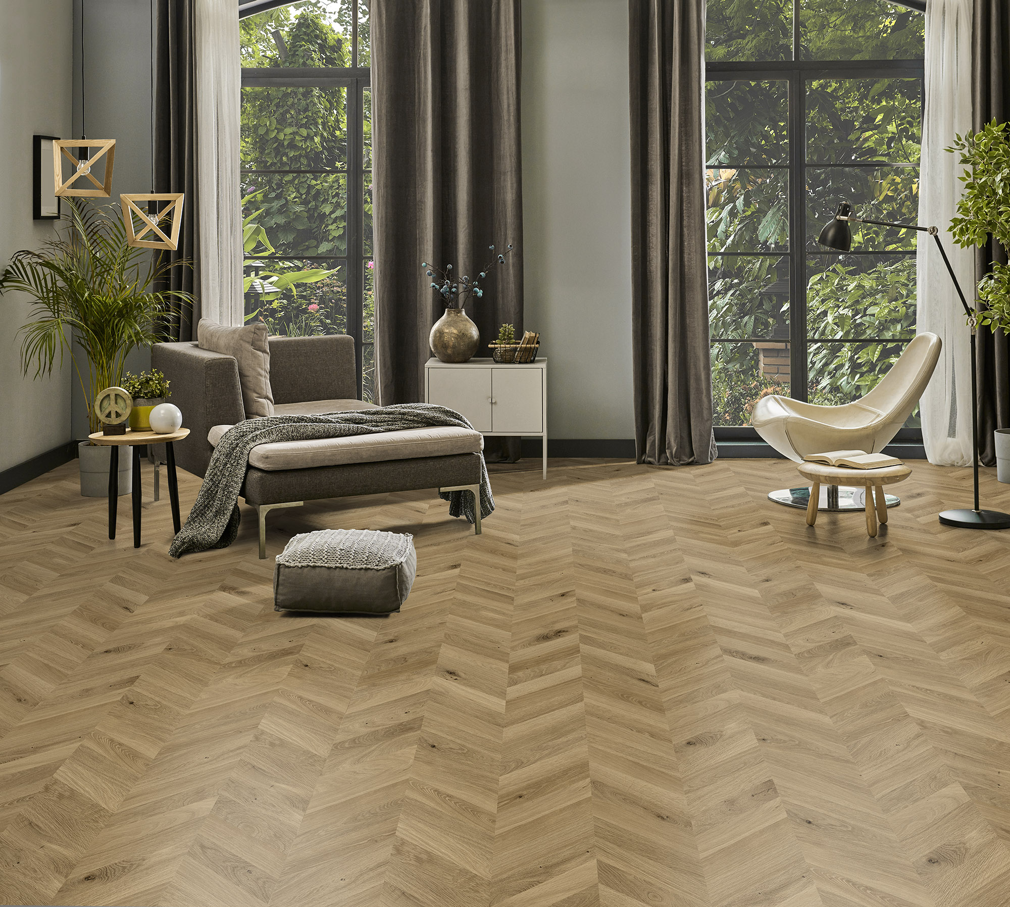 Chevron Kaya Oak Wellington | Ren-Tile (Reinassance)