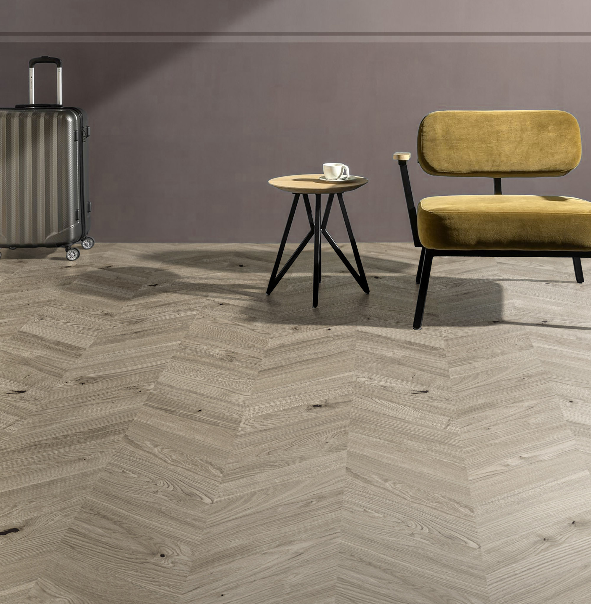 Chevron Oak Sevilla Taupe | Ren-Tile (Reinassance)