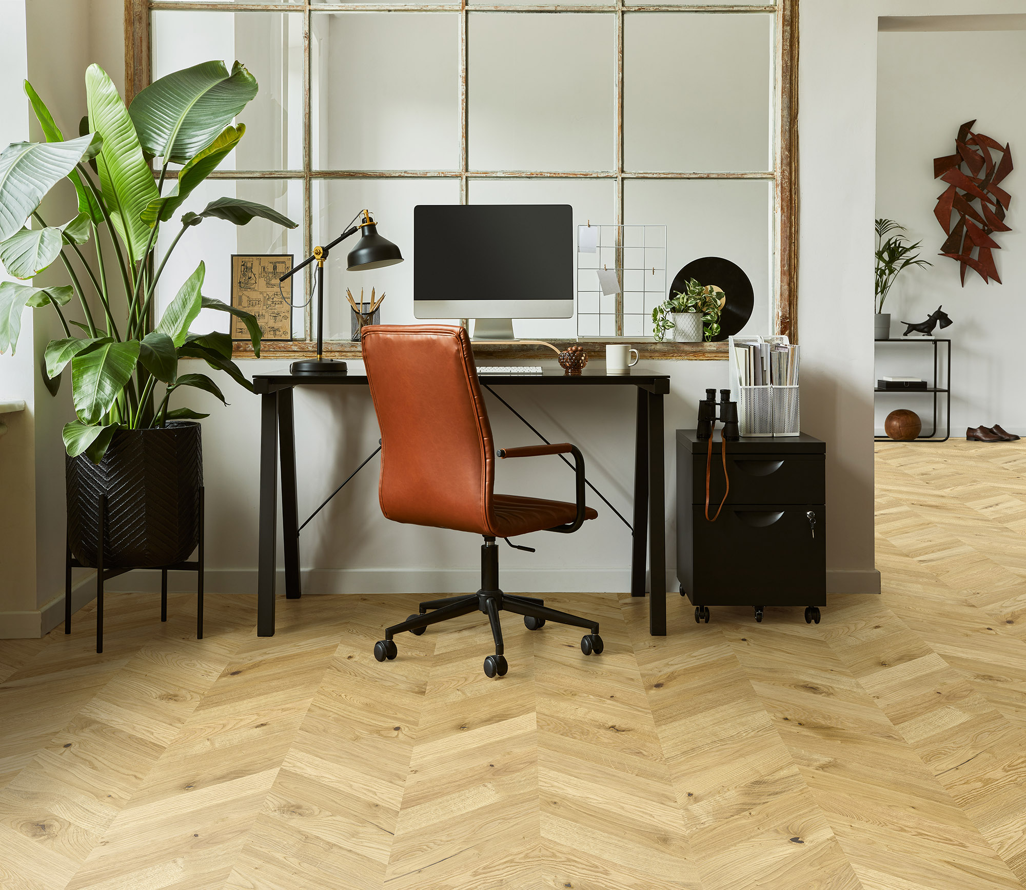 Chevron Oak Villa Gold | Ren-Tile (Reinassance)