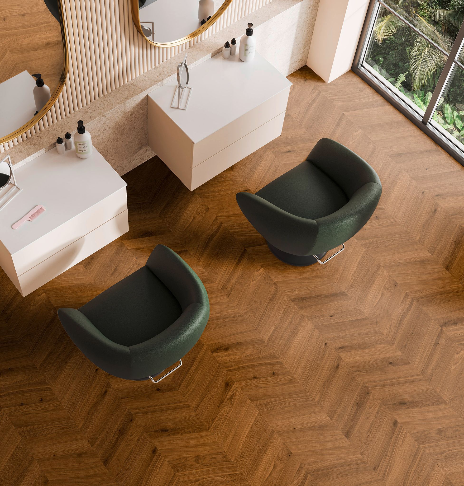 Chevron Timber Espresso | Ren-Tile (Reinassance)