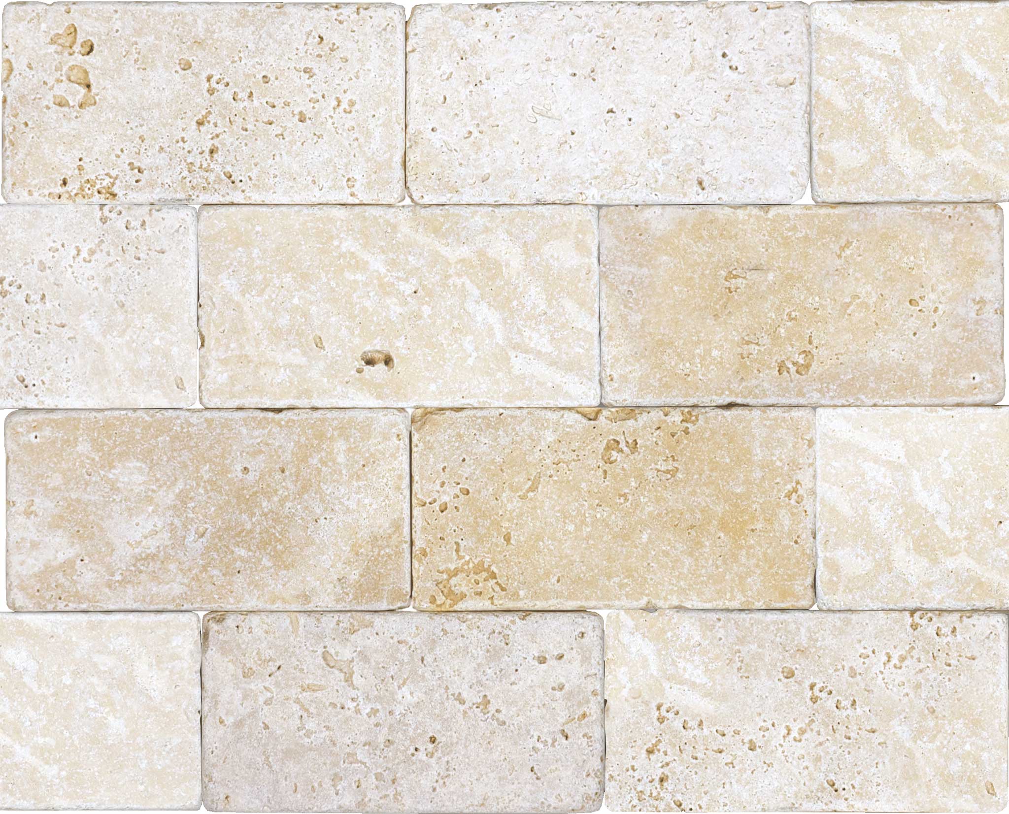Ivory 3x6 Tumbled | Ren-Tile (Reinassance)