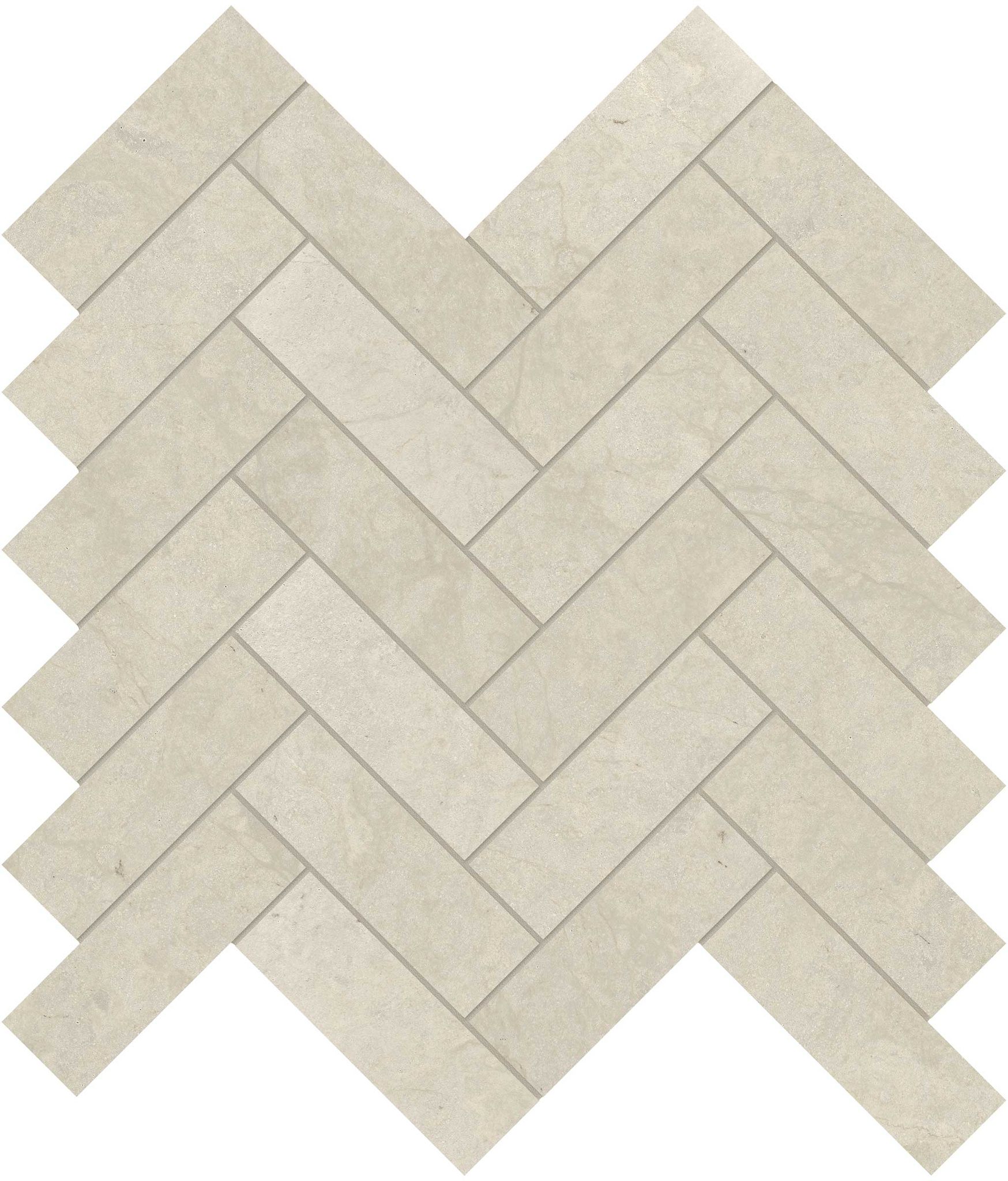 Tierra Halo 1.25x4 Herringbone Mosaic | Ren-Tile (Reinassance)