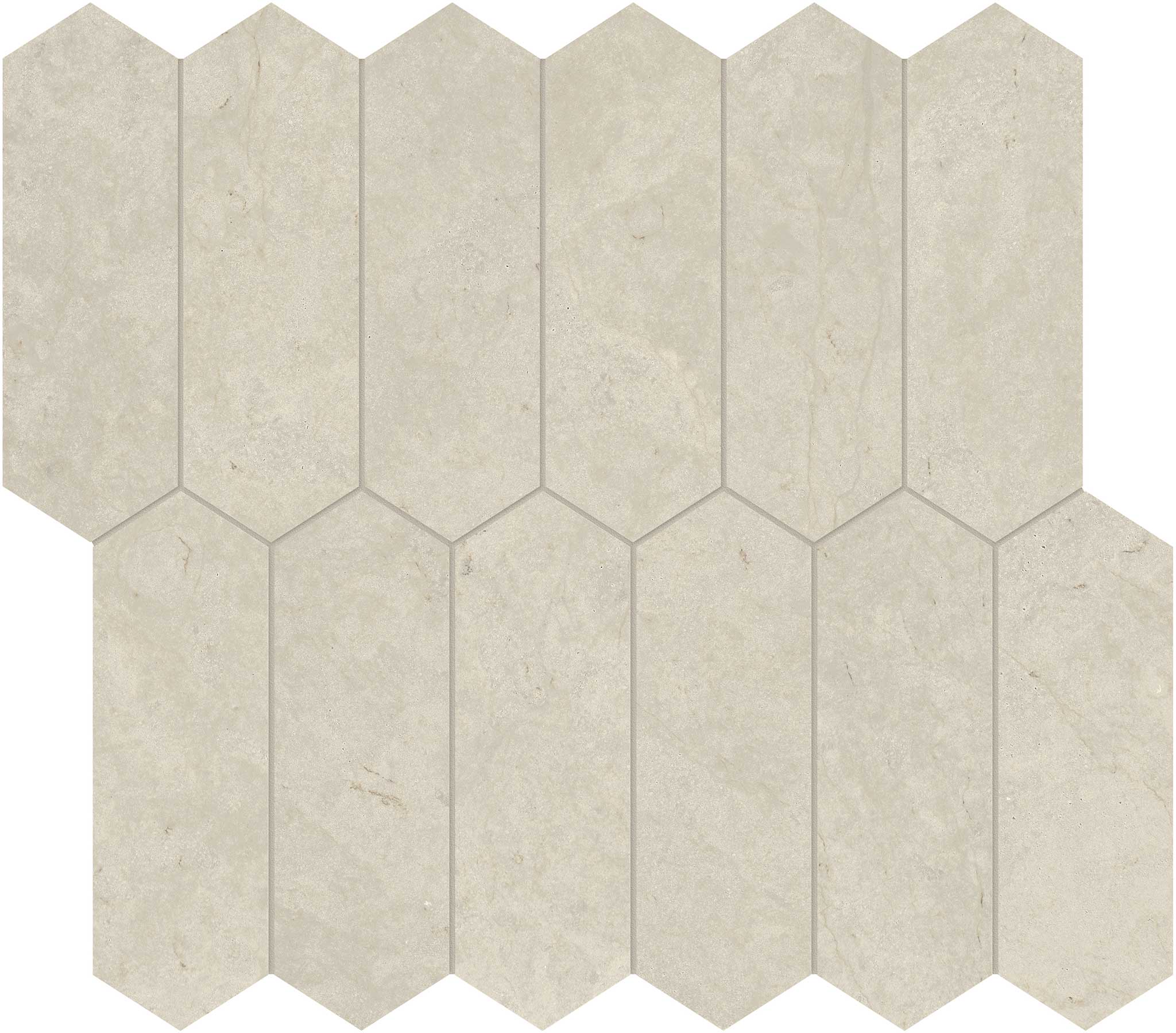 Tierra Halo 2x6 Picket Mosaic | Ren-Tile (Reinassance)