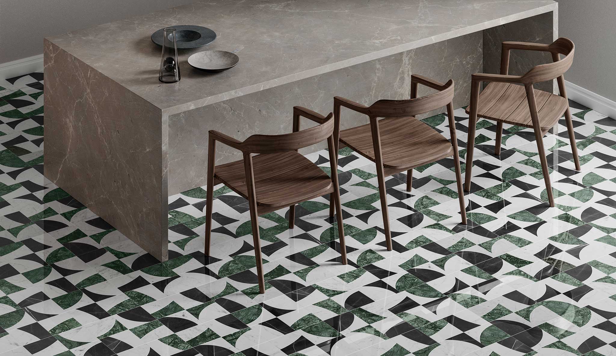 Utopio Eclypse Pine Mosaic | Ren-Tile (Reinassance)