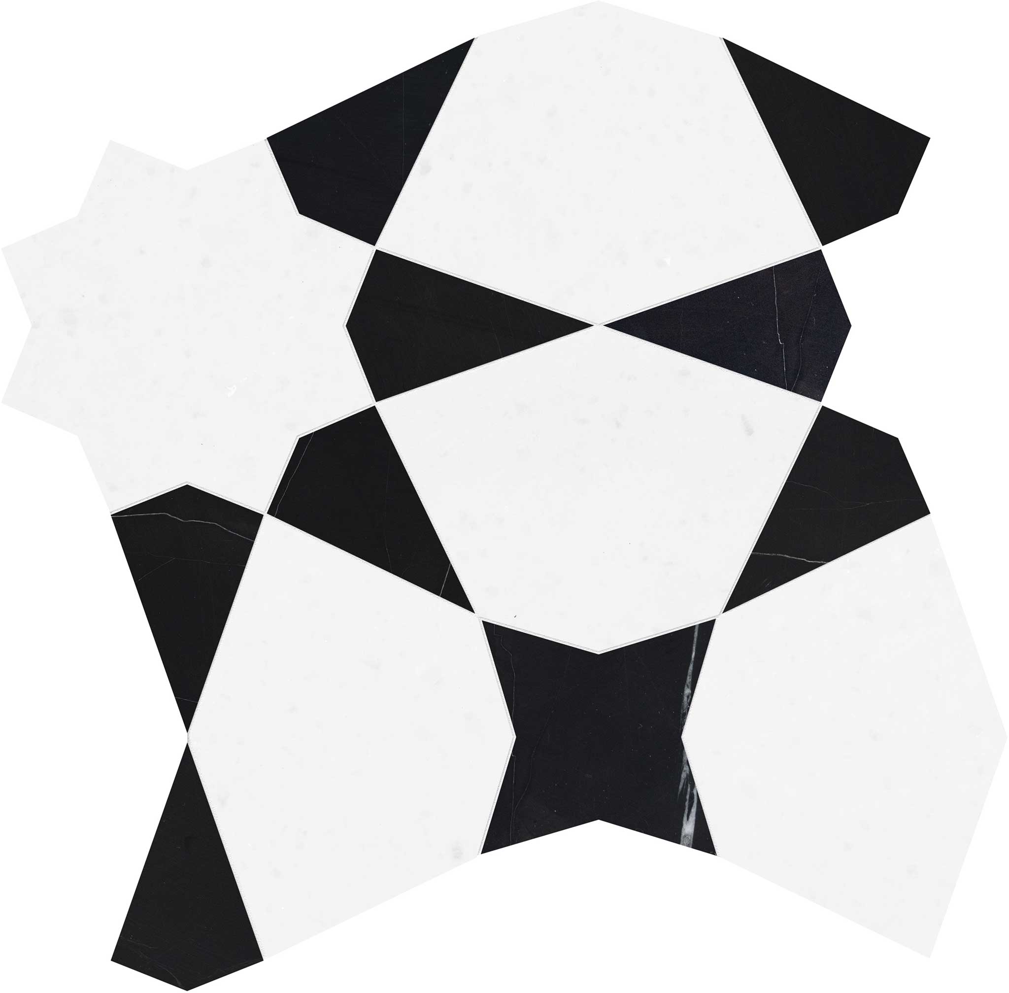 Utopio Stellar Nero Mosaic | Ren-Tile (Reinassance)