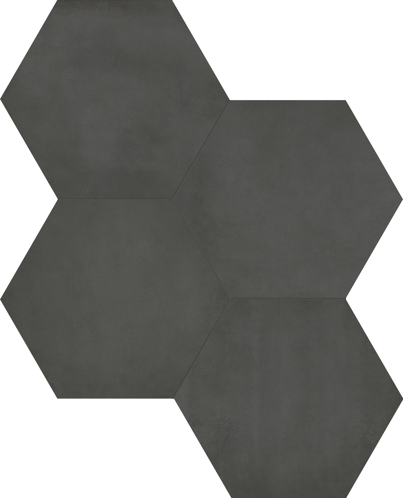 Form 7" Hexagon Graphite | Ren-Tile (Reinassance)