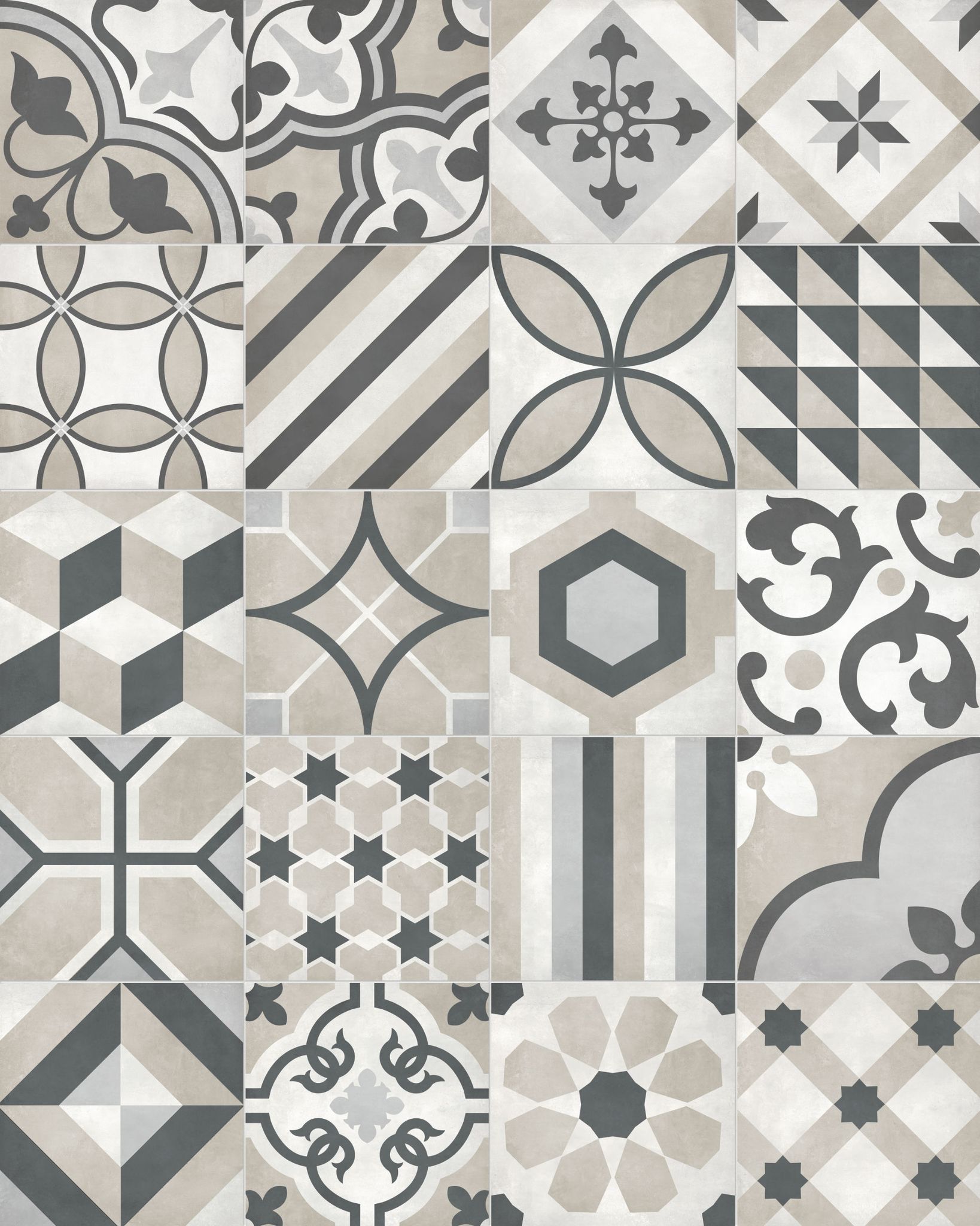 Form 8x8 Sand Deco Blend | Ren-Tile (Reinassance)