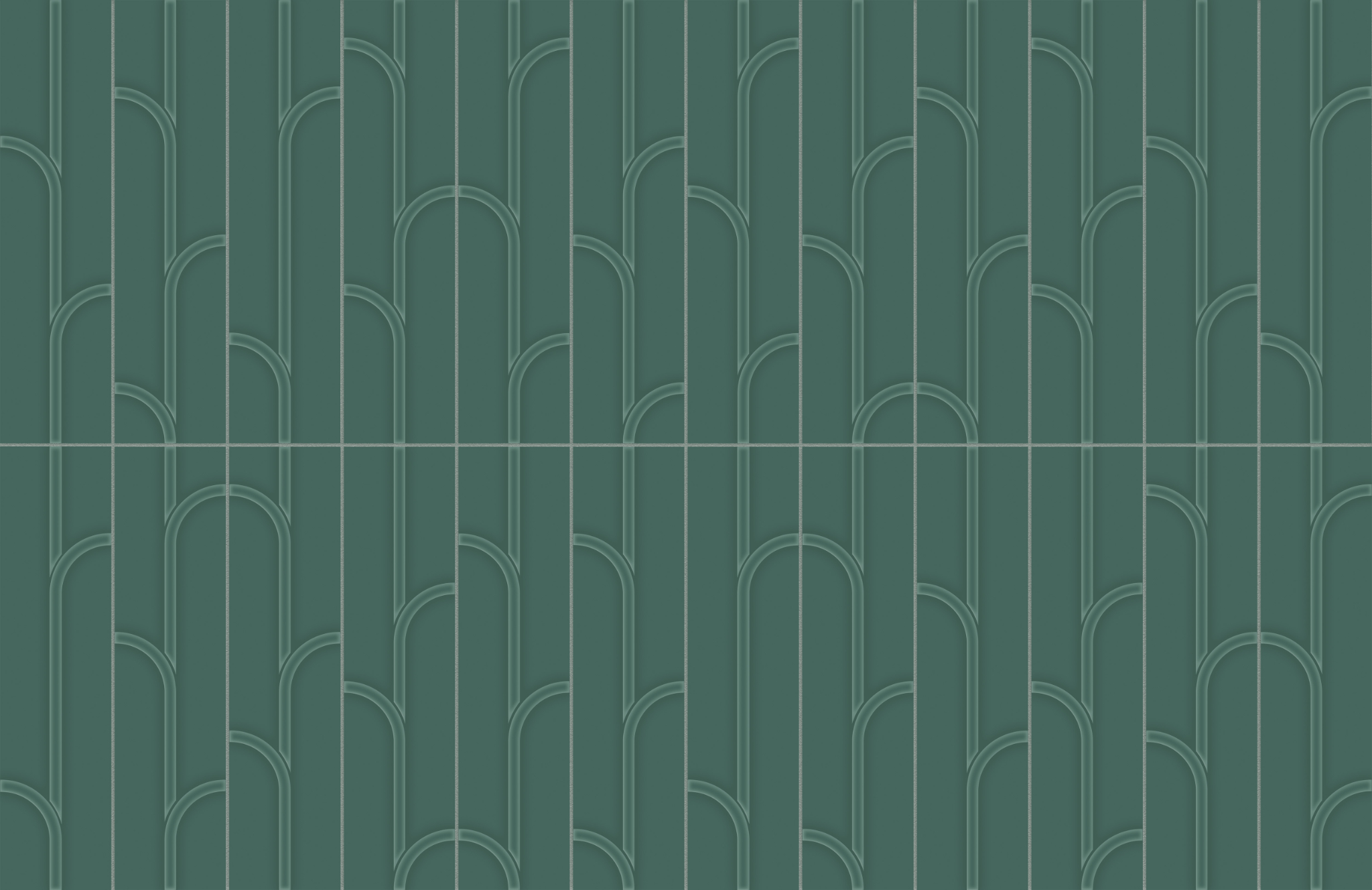 Geometra 3x12 Emerald Ivy | Ren-Tile (Reinassance)