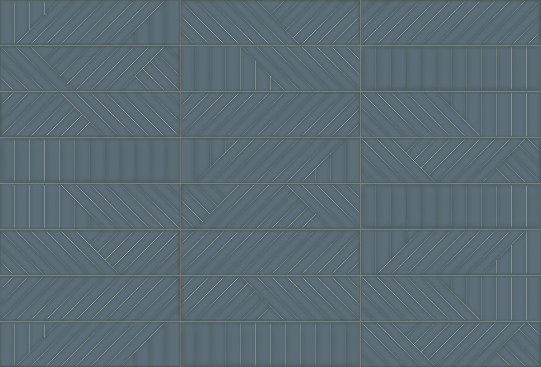 Geometra 3x12 Ink Maze | Ren-Tile (Reinassance)