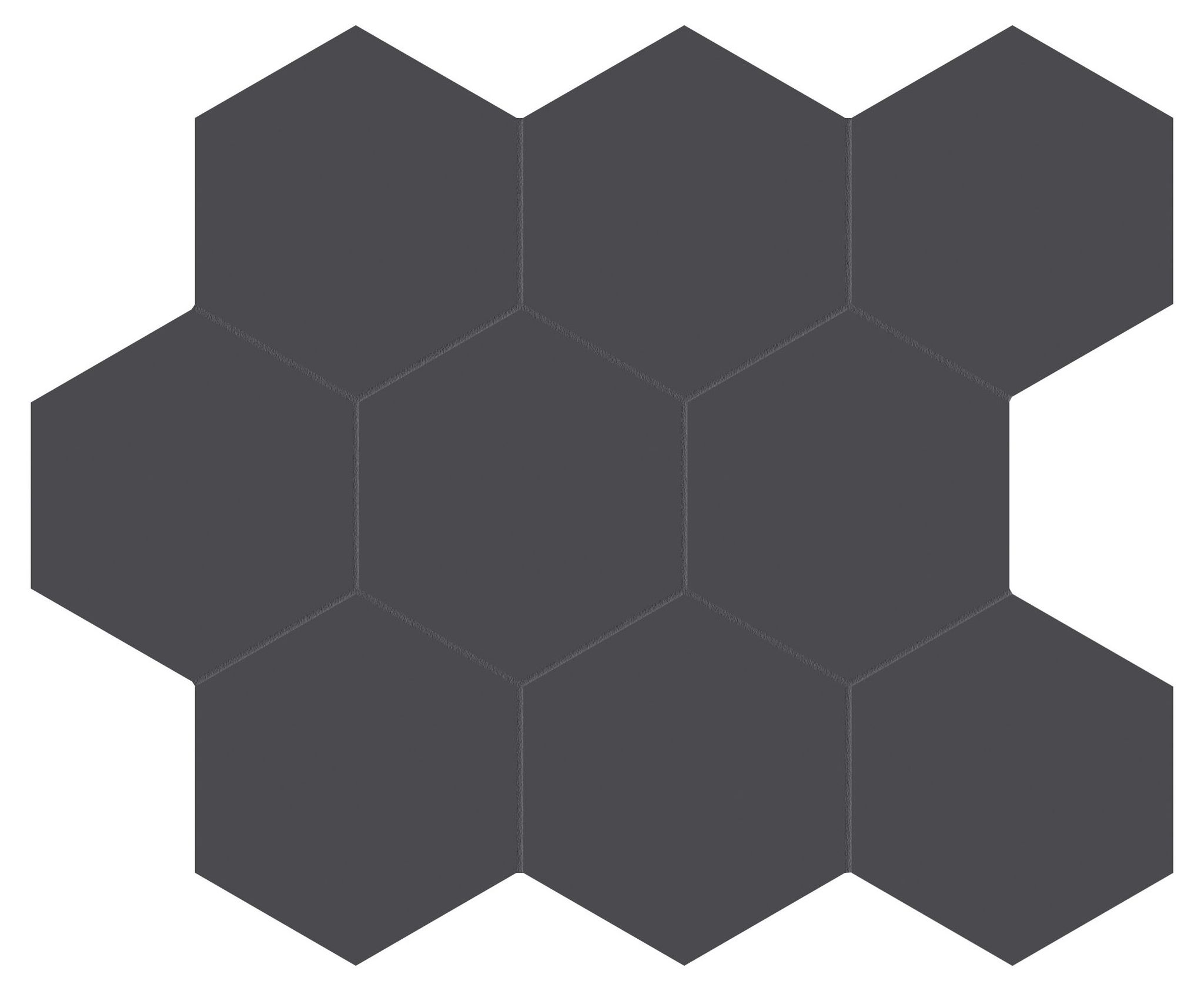Monoforma 4" Hex Shilhouette Silk | Ren-Tile (Reinassance)