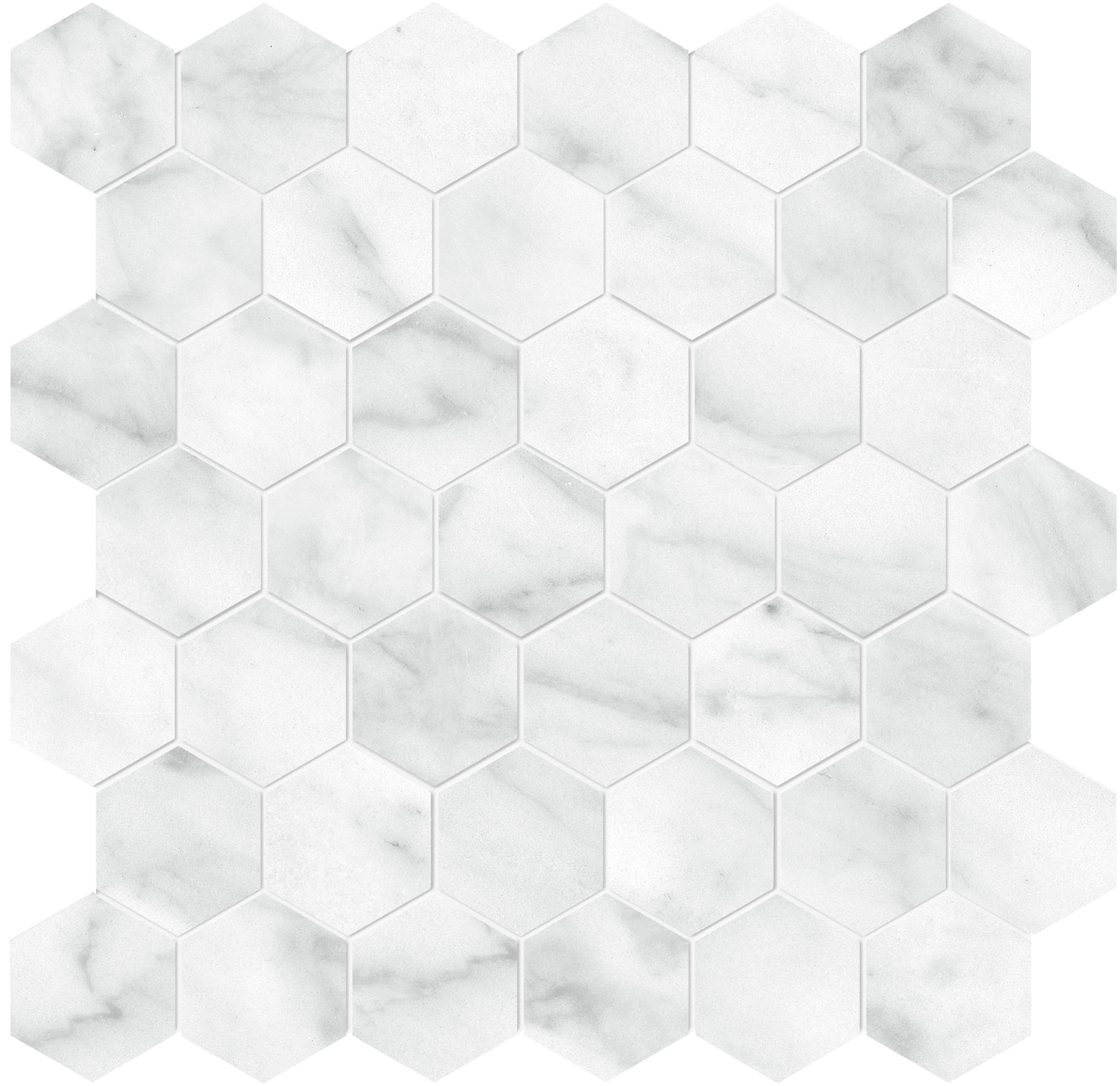Plata Carrara Abisso 2 Hexagon Matte | Ren-Tile (Reinassance)