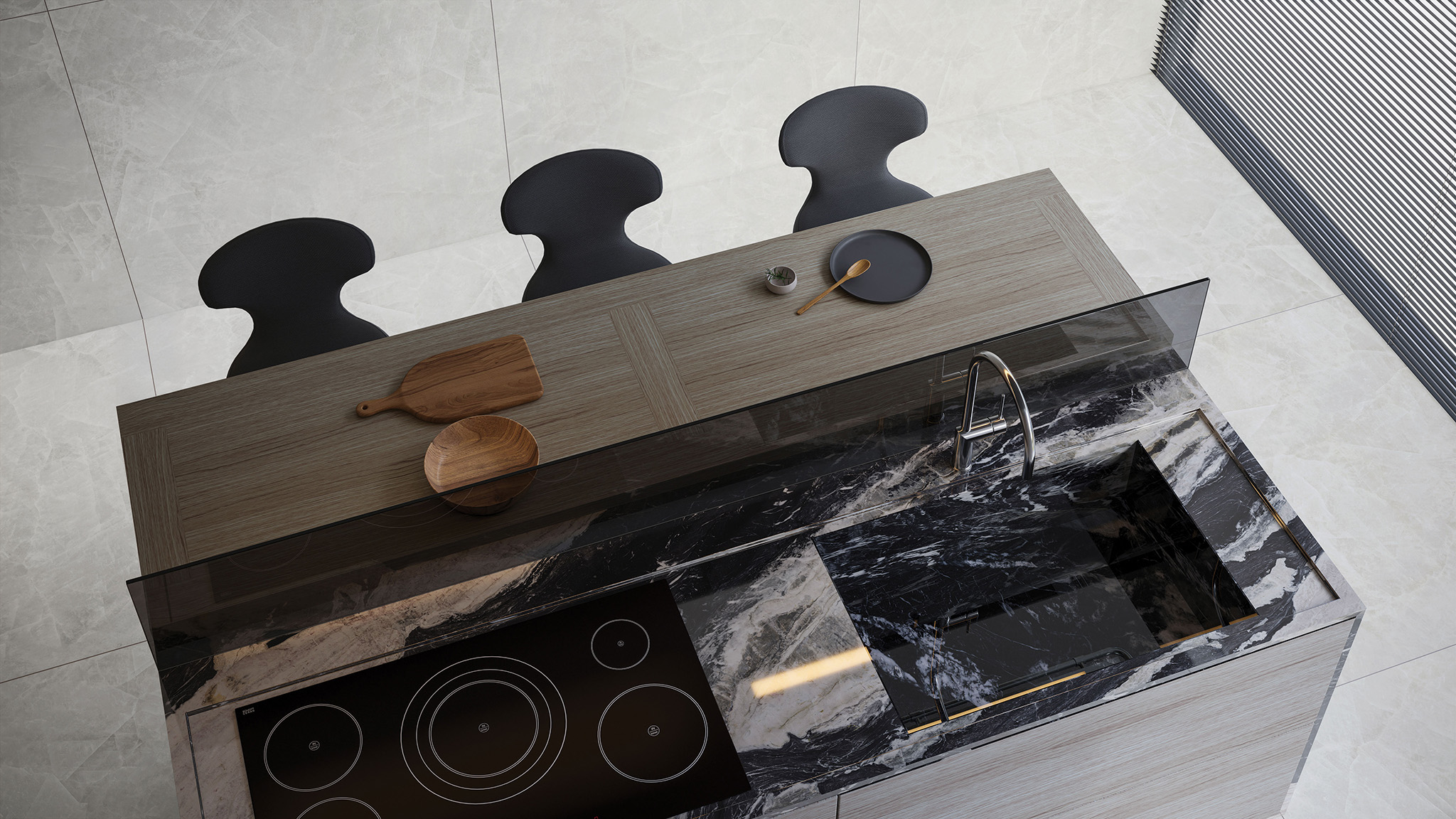 Royal Stoneworks CRYSTAL LUXE 2 | Ren-Tile (Reinassance)