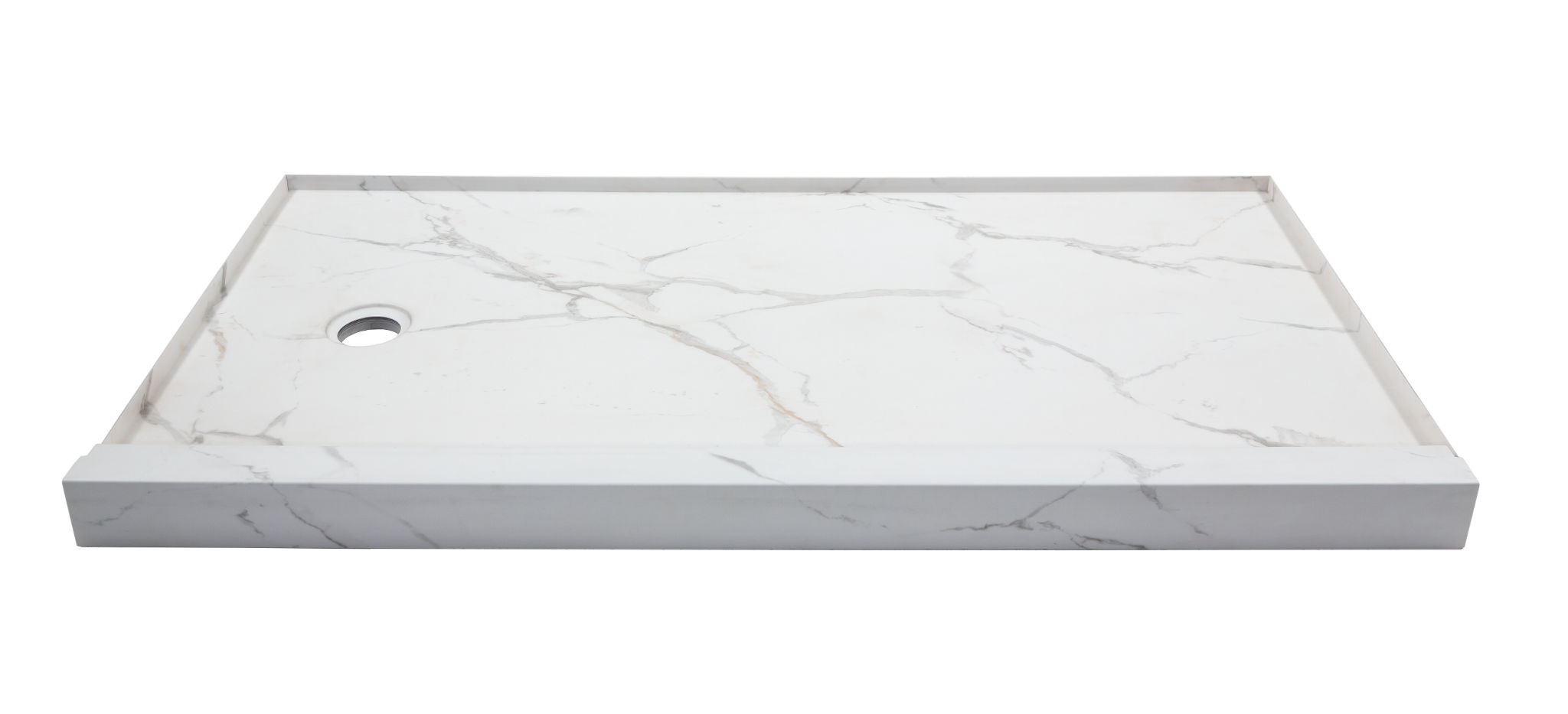 Shower Pan 32x60 Bianco Marble | Ren-Tile (Reinassance)