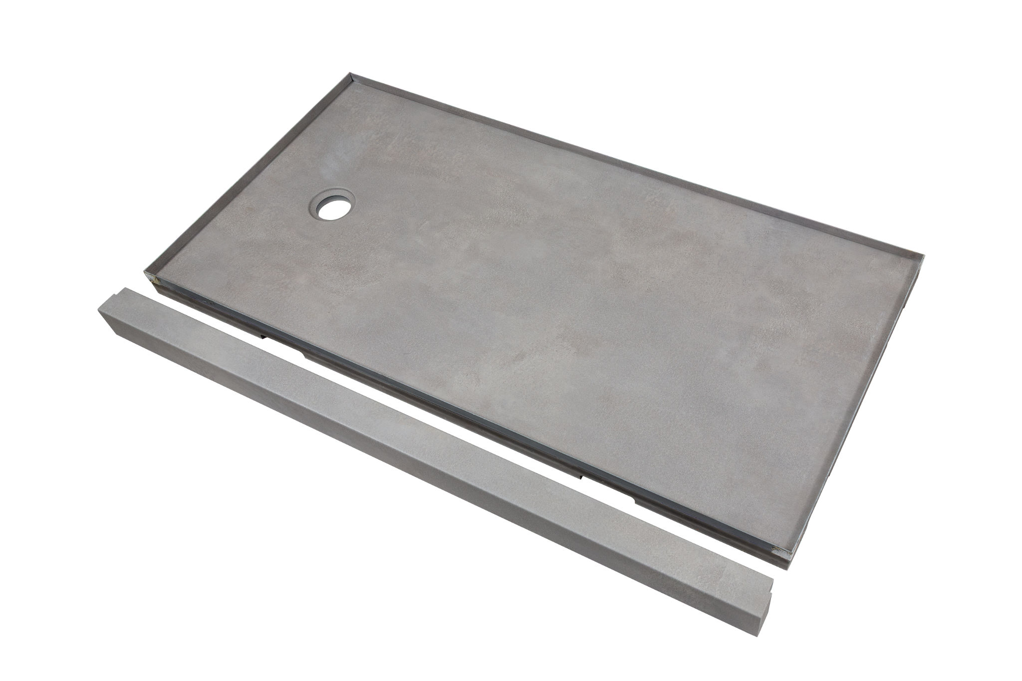 Shower Pan 36x60 Urban Concrete | Ren-Tile (Reinassance)