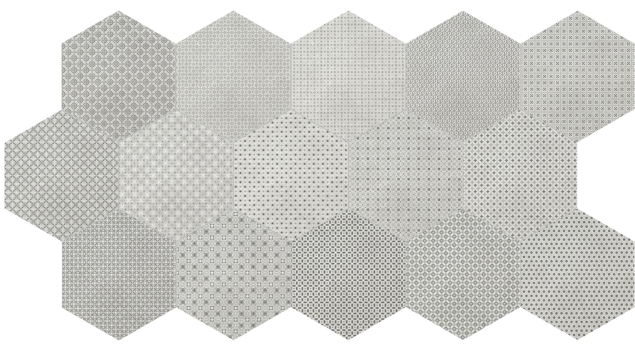 Tapestri 8.5 Wool Blend Hexagon | Ren-Tile (Reinassance)