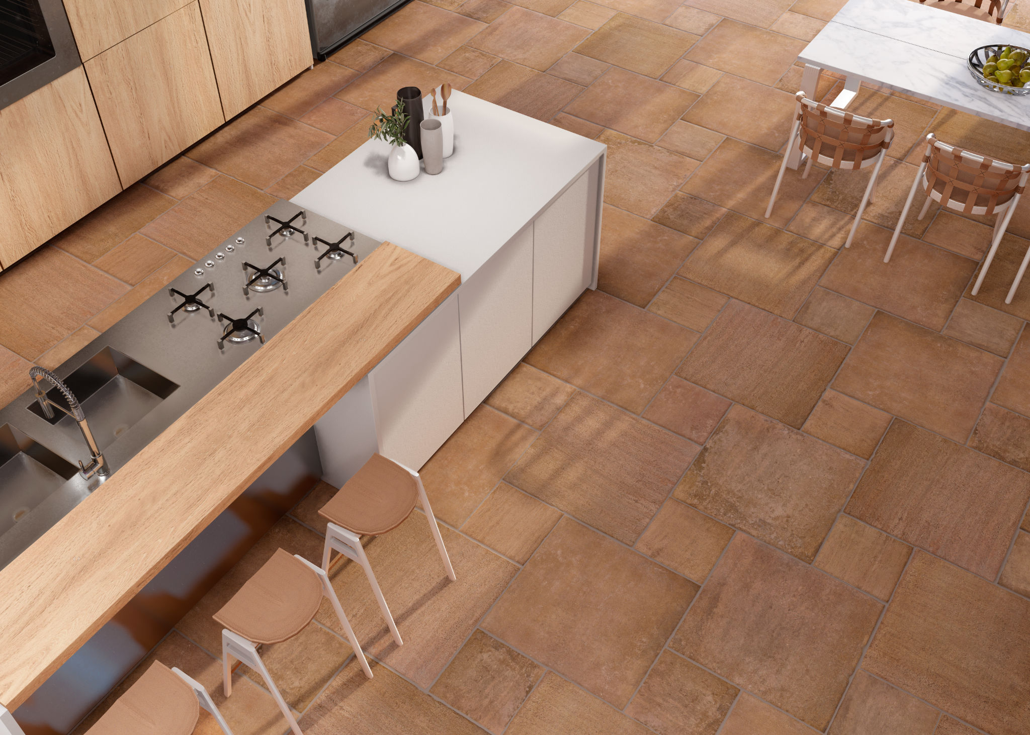 Tuscany 12x12 Mud | Ren-Tile (Reinassance)