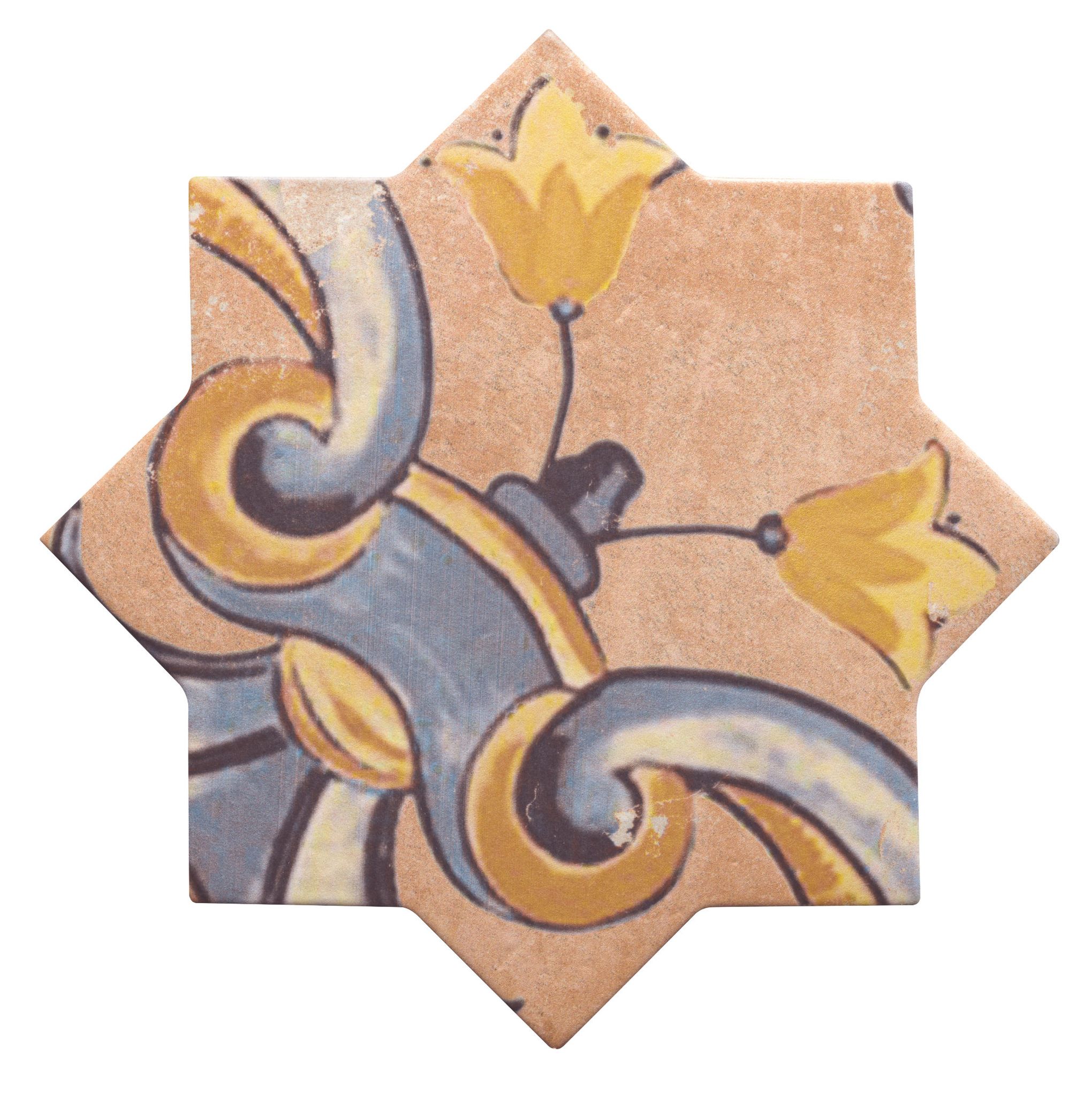 Tuscany 6x6 Star Lacock | Ren-Tile (Reinassance)