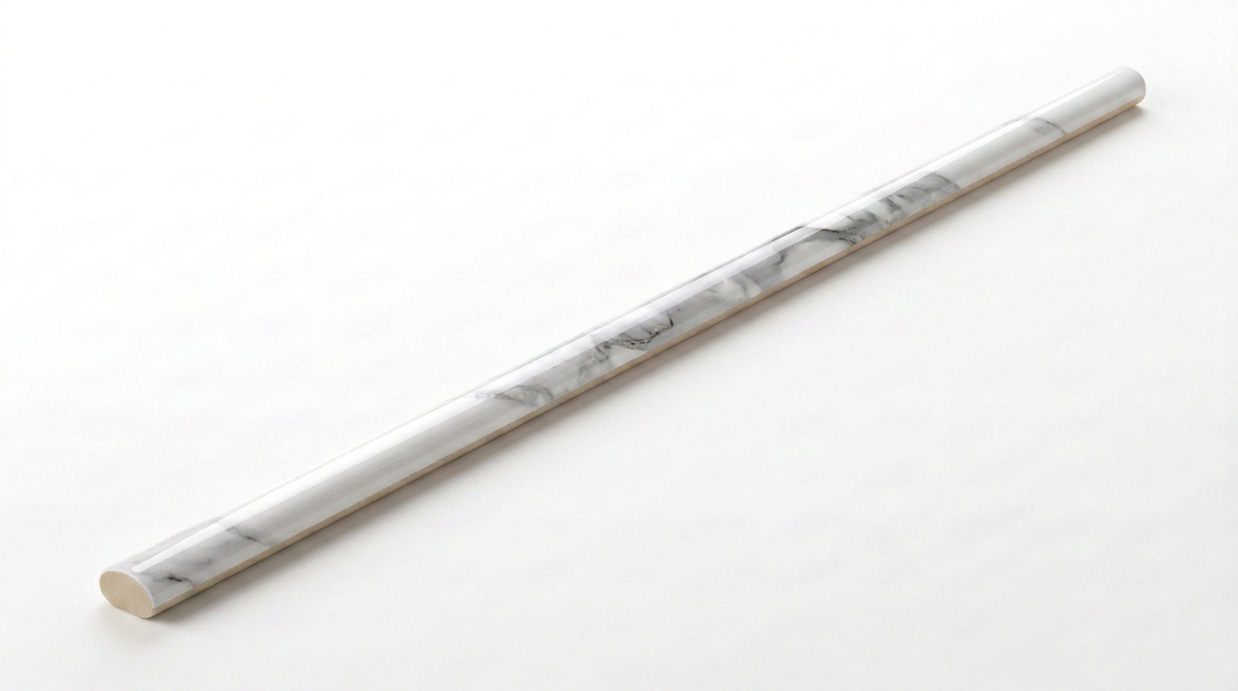Carrara 0.39X9” Carrara Trim | Ren-Tile (Reinassance)