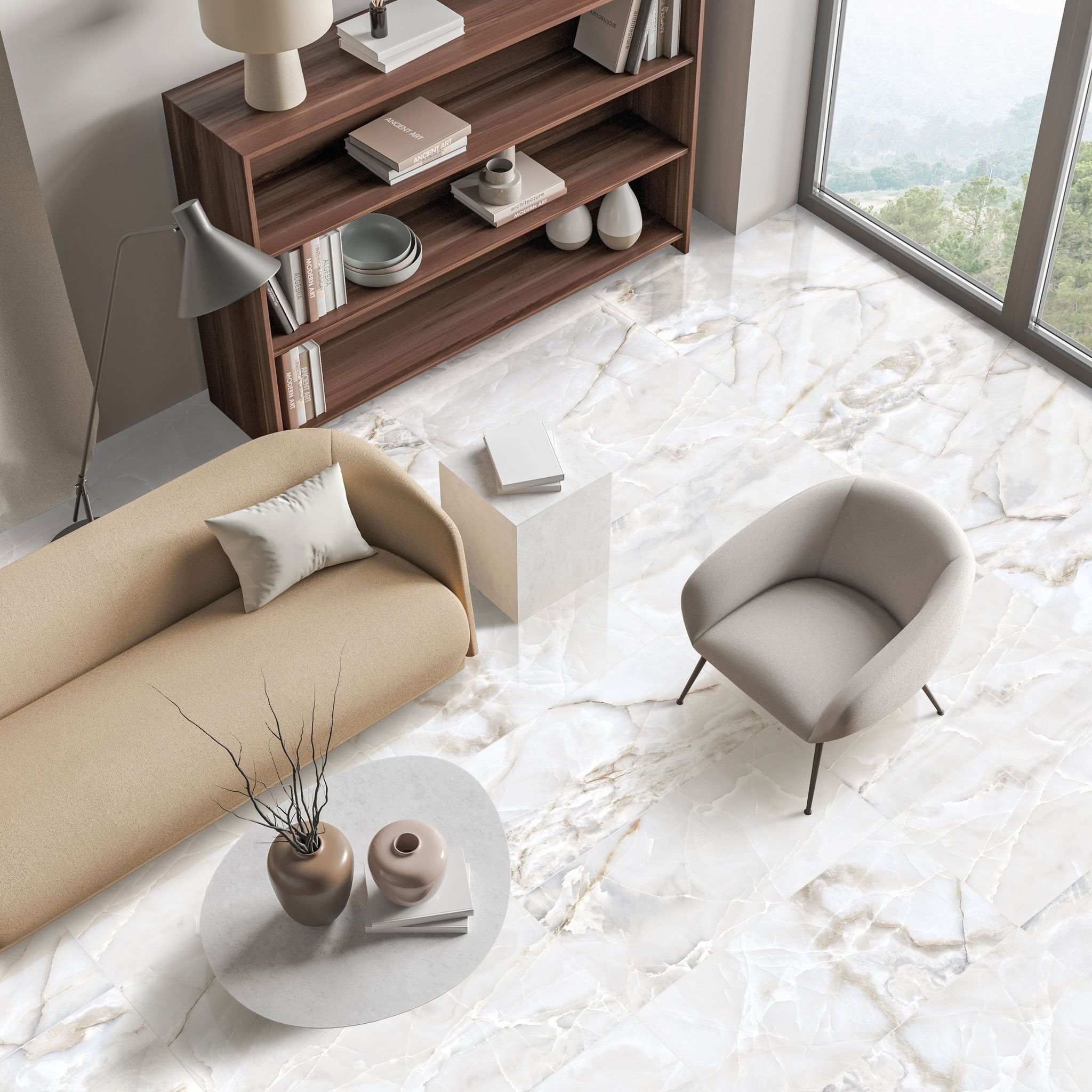 Romance Rendezvous White2 | Ren-Tile (Reinassance)